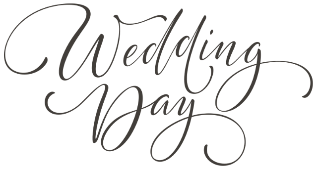 Wedding day text
